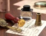 ست کالیگرافی قلم پر نگینی ویژه
