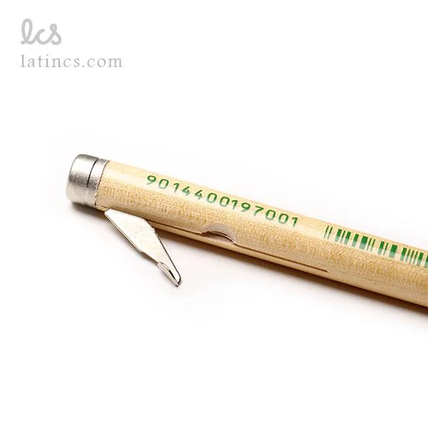 دسته قلم قفل دار کرتاکالر طرح چوبی