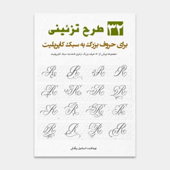 فایل آموزش و تمرین 32 حرف بزرگ تزئینی ویژه کاپرپلیت