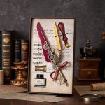 ست کالیگرافی قلم پر نگینی ویژه