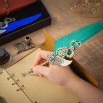 ست کالیگرافی قلم پر نگینی ویژه