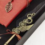 ست کالیگرافی قلم پر طرح مدرن رنگ مشکی